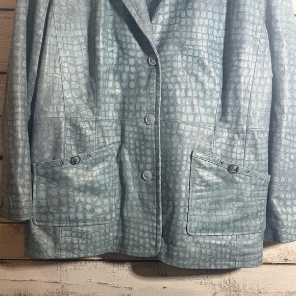 Vintage Pamela McCoy Leather Jacket Be Plus Size 3X - Picture 3 of 9